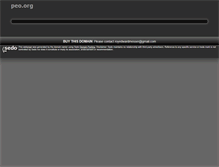 Tablet Screenshot of peo.org